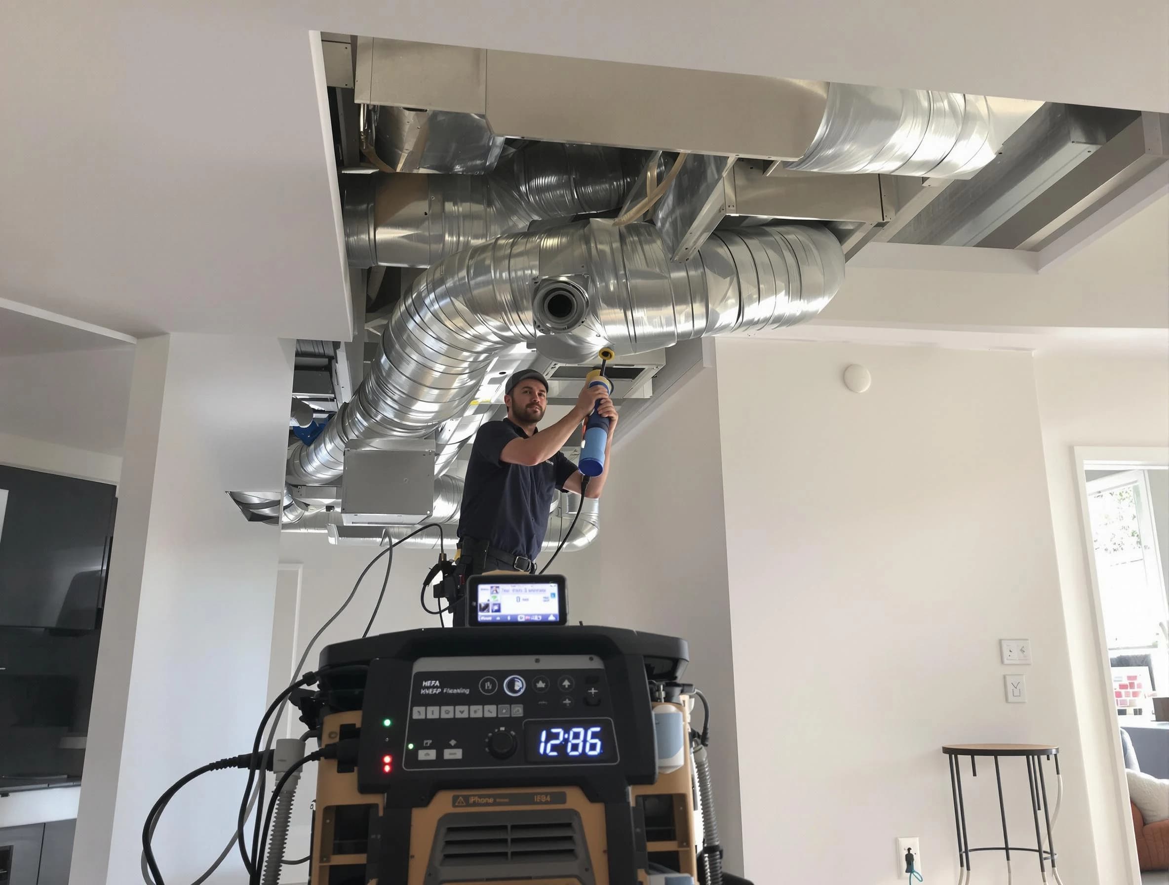 Advanced pure air duct cleaning by Morrow Air Duct Cleaning in Morrow