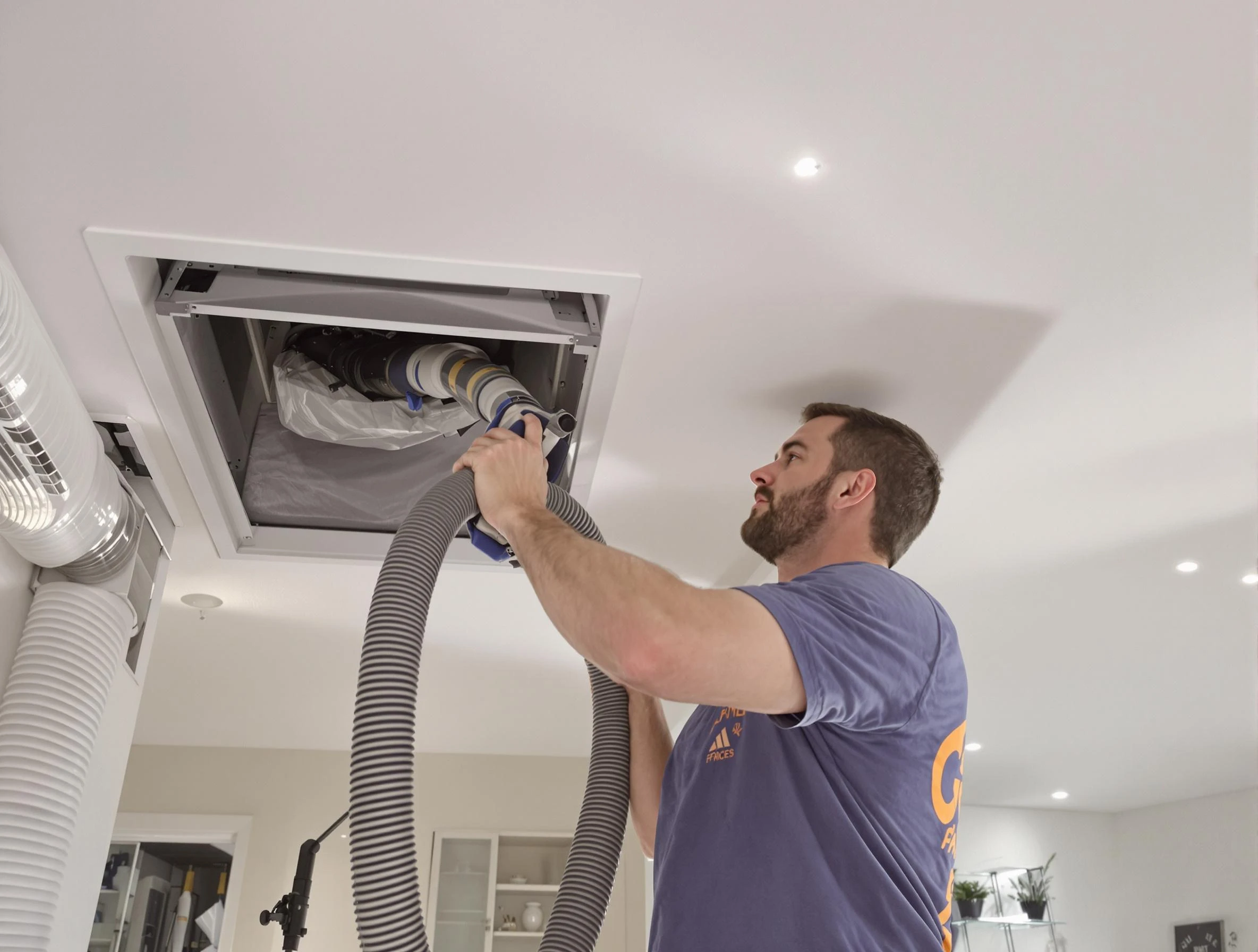 Precision indoor duct cleaning by Morrow Air Duct Cleaning in Morrow