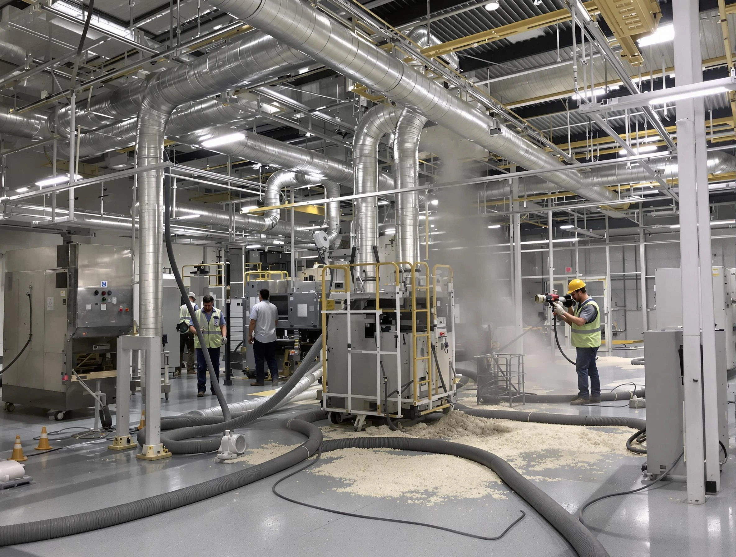 Heavy-duty industrial duct cleaning by Morrow Air Duct Cleaning in Morrow